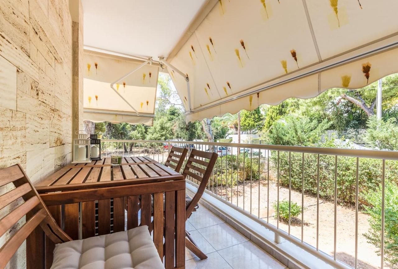 Elegant Apartment W Great Balcony In Vouliagmeni Athene Buitenkant foto