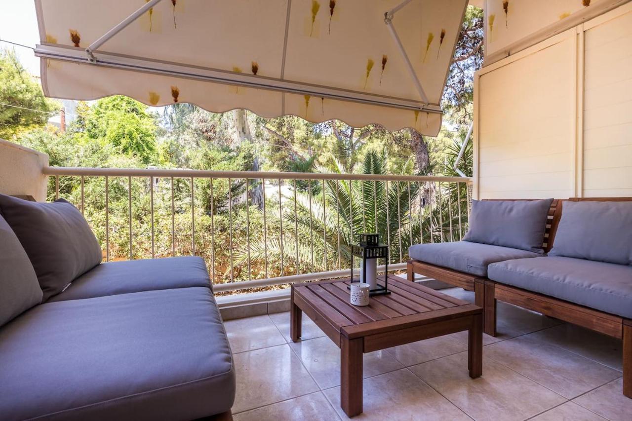 Elegant Apartment W Great Balcony In Vouliagmeni Athene Buitenkant foto