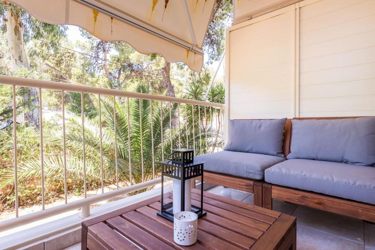 Elegant Apartment W Great Balcony In Vouliagmeni Athene Buitenkant foto